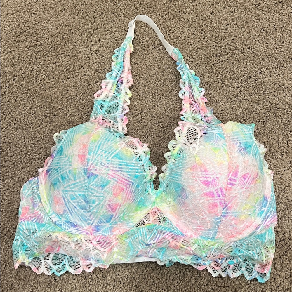 PINK Victoria's Secret Multicolor Lace Bra